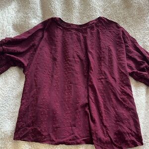NWT SHEIN 3/4 sleeve blouse